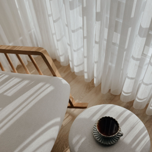 Elegant sheer curtains