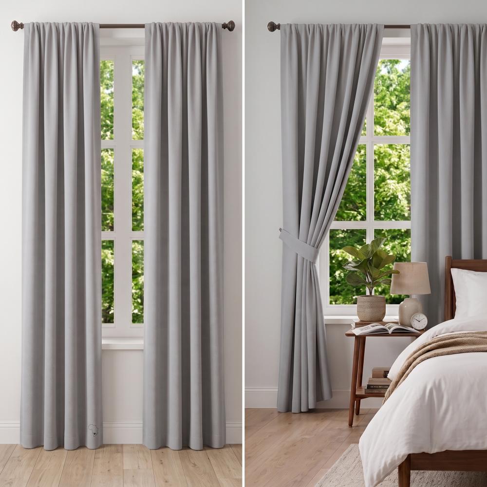 Allure Grey Curtain