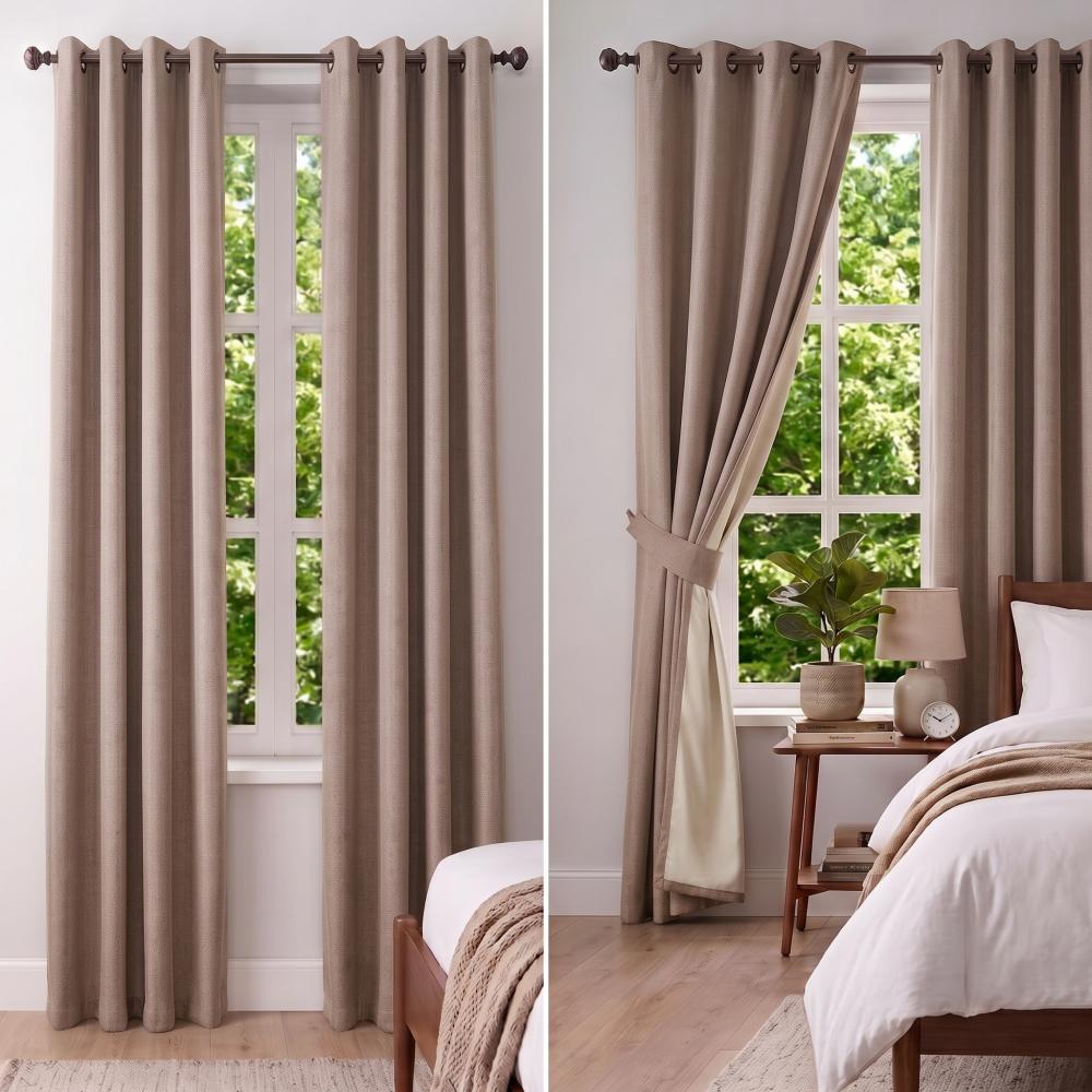 Allure Latte Curtain