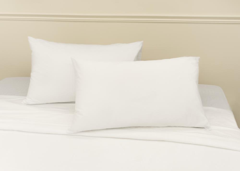 Cotton 200TC White Pillowcase