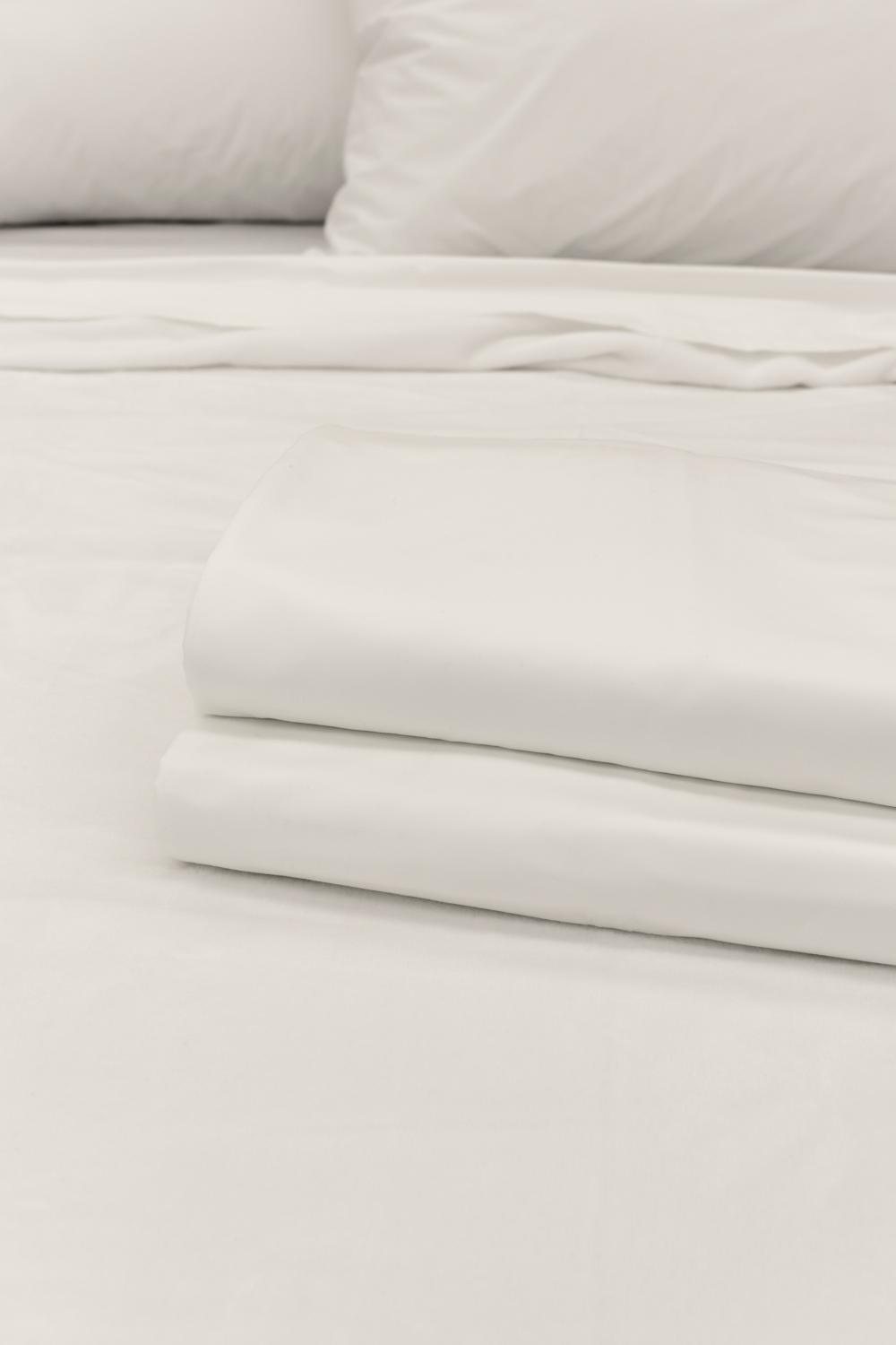 Egyptian Cotton 300TC White Flat Sheet