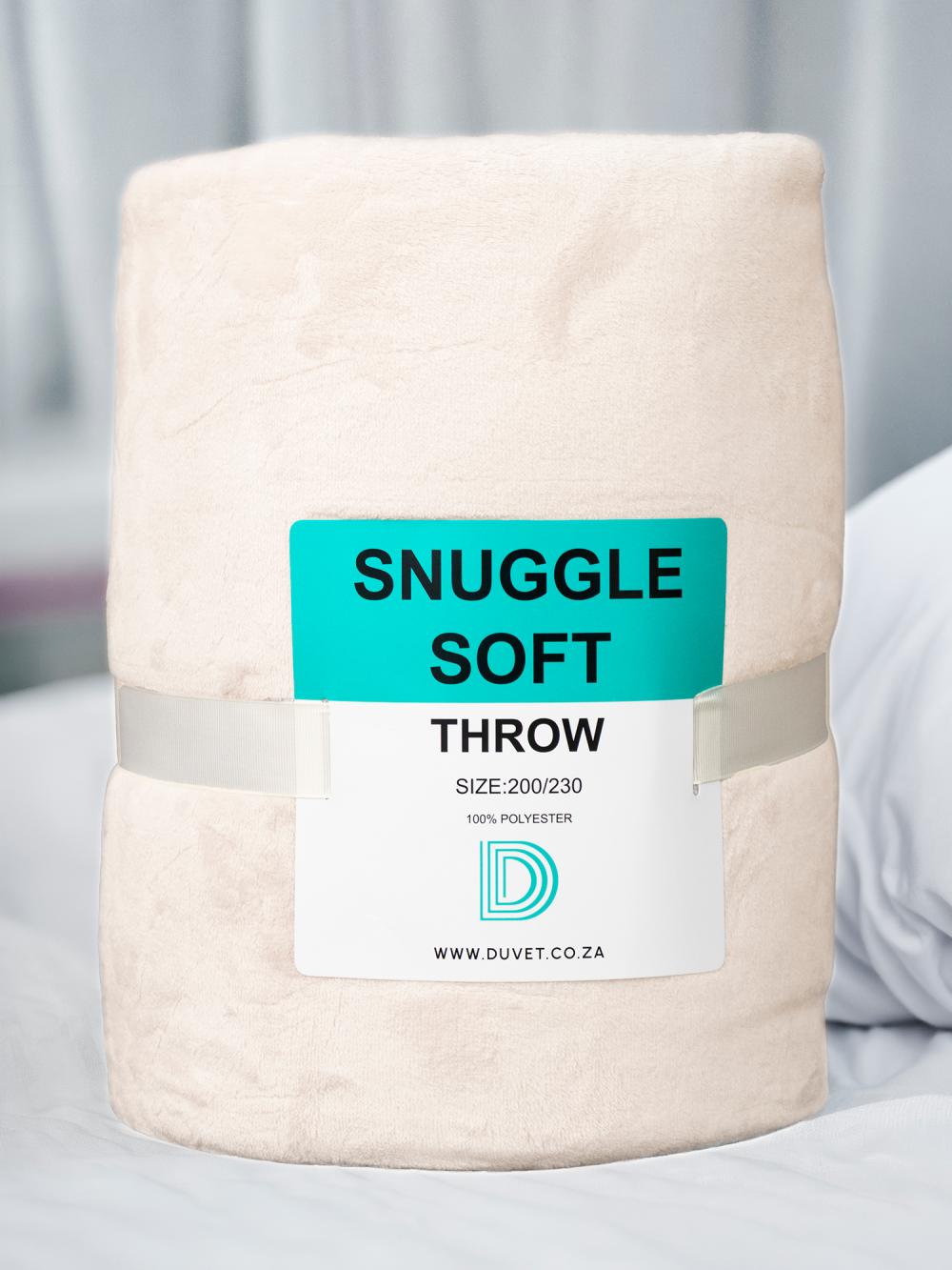 Snugglesoft Taupe Throw