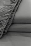 Cotton 200TC Charcoal Fitted Sheet
