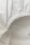 Cotton 200TC White Fitted Sheet