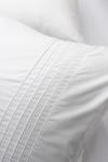 Egyptian Cotton 300TC White Pintuck Pillowcase Pair