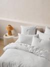 Ferrara White Duvet Cover Set