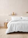 Rhea White Duvet Cover Set