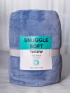 Snugglesoft Denim Blue Throw