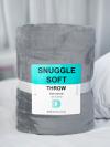 Snugglesoft Grey Throw