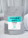 Snugglesoft Silver Throw